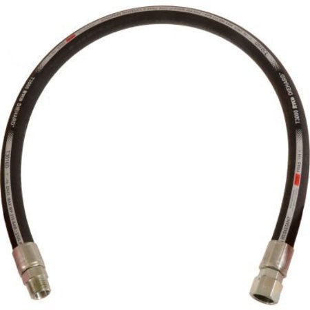 ALLIANCE HOSE & RUBBER CO Ryco Hydraulic Hose Assembly, 1 In. x 144 In. 3000PSI MNPTxFJIC, Isobaric Braid T3016D-144-20902040-1621
